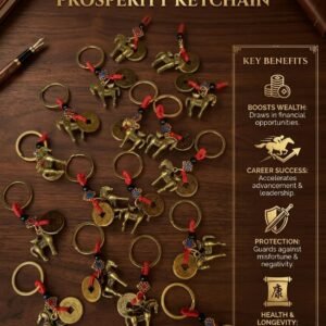Celestial Horse Prosperity Keychain