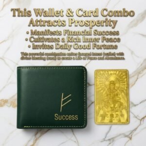 Prosperity Success Wallet & Blessing Card Combo