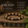 Natural Karungali & 5 Mukhi Rudraksha Bracelet