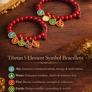 Tibetan 5 Element Symbol Bracelet
