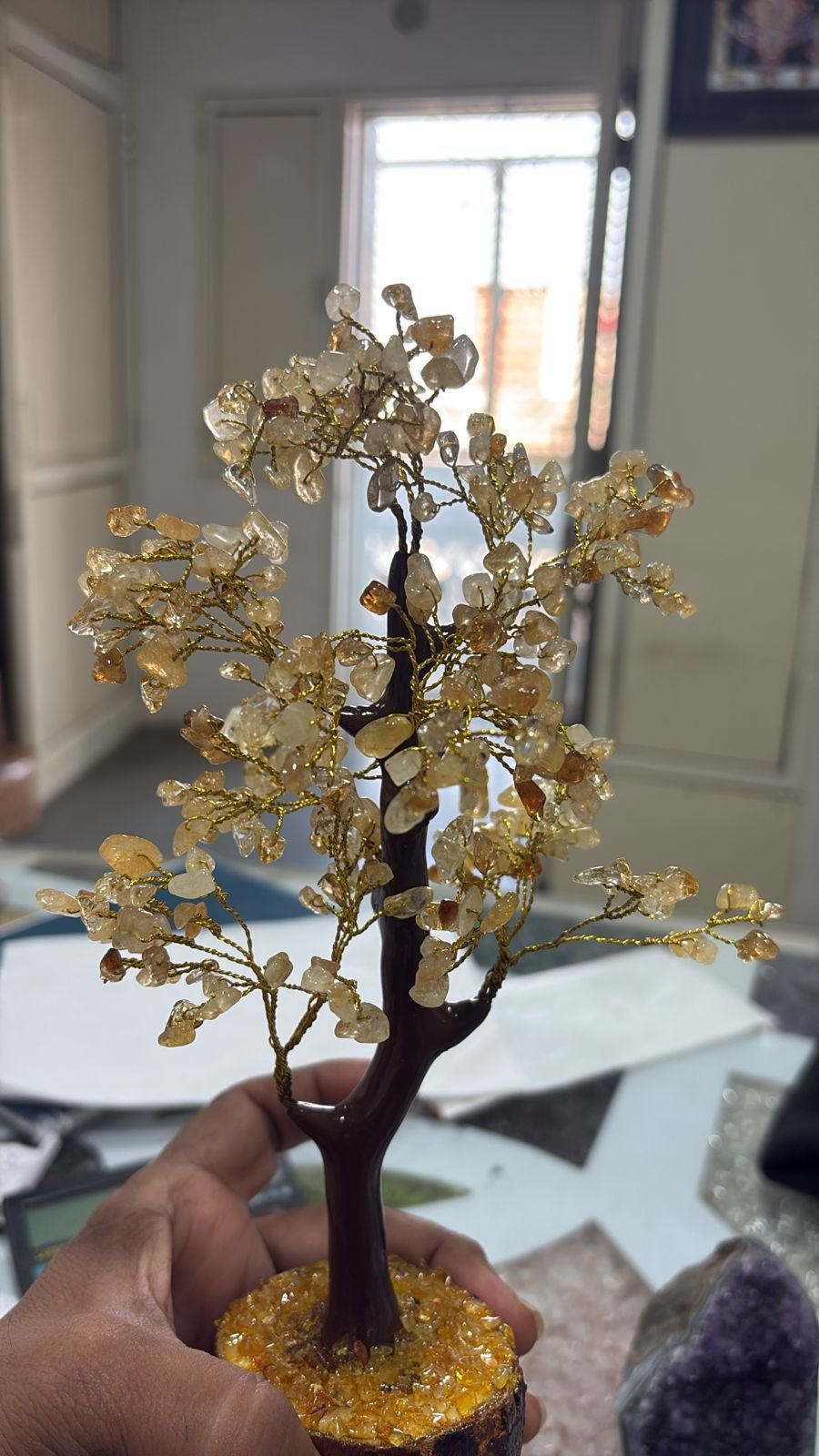 WhatsApp Image 2026-07-03 at 6.19.13 AM (2) Original Citrine Crystal Tree – Abundance & Wealth