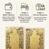 Golden God of Happiness Amulet Card