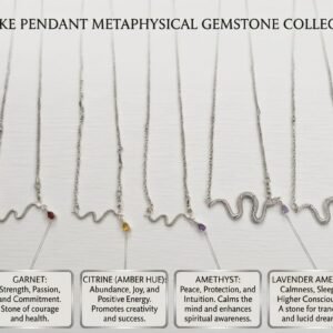 Snake Pendant Metaphysical Gemstone Collection