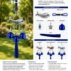 Evil Eye Hanging (Fish with Bells)