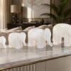 Crystal-Inspired Elephant Figurines