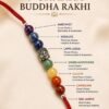 7 Chakra Buddha Rakhi
