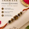 Tiger Eye Pyramid Shape Rakhi