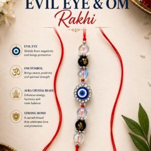 Aura Evil Eye & Om Rakhi