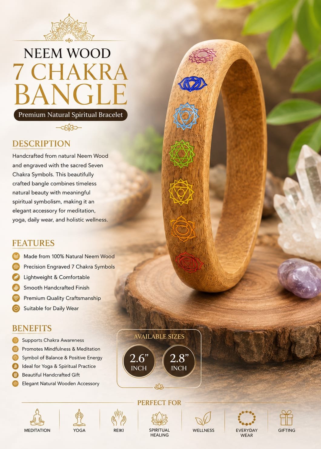 WhatsApp Image 2026-07-25 at 7.49.46 PM Neem Wood 7 Chakra Bangle