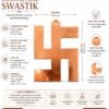 Copper Swastik Wall Hanging