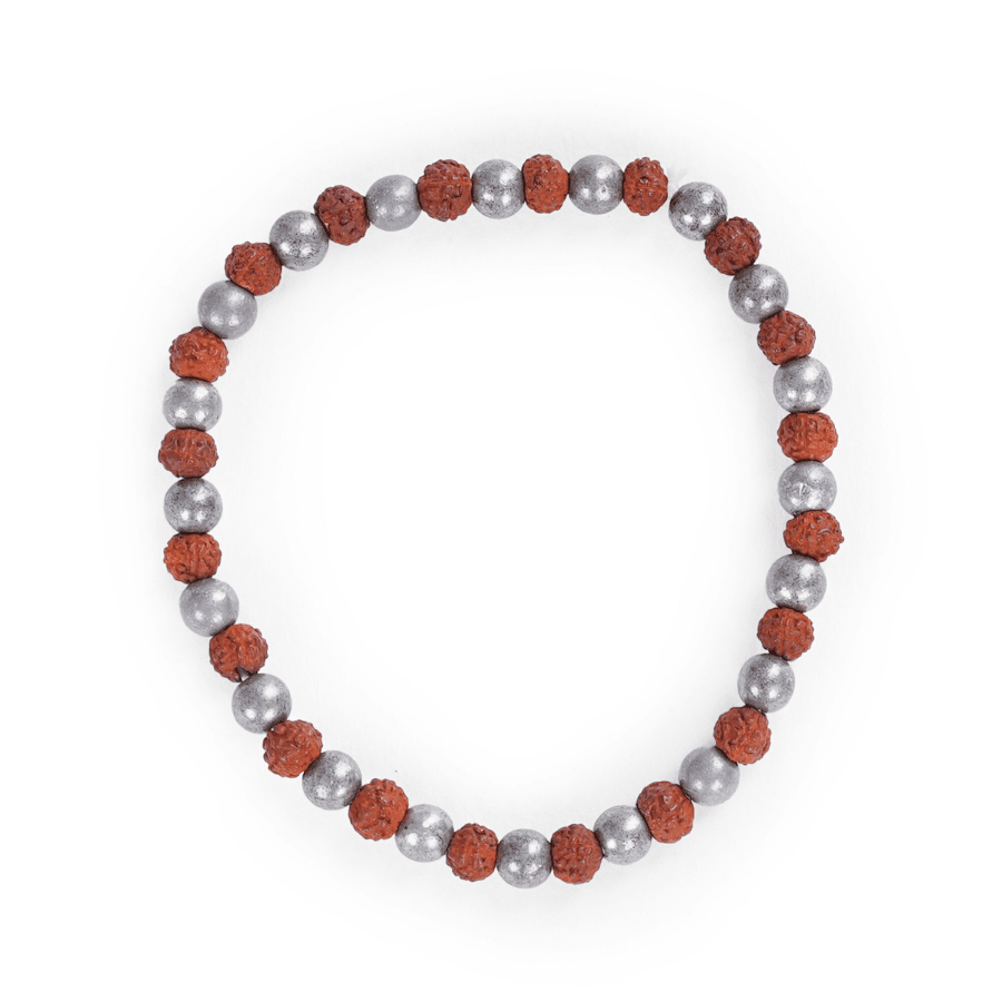 parad-rupb-001 100% Original & Pure Parad Rudra Bracelet For Peace, Prosperity, Health & Spiritual Growth