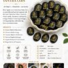Black Agate Laxmi Aakarshan Yantra Coin