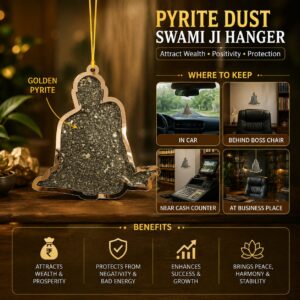 Pyrite Dust Swami Ji Hanger