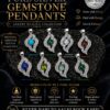92.5 Pure Silver Gemstone Pendants