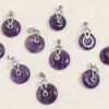 Amethyst Donut Pendant