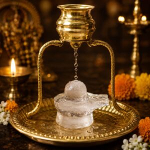 Rudrabhishek Set with Pure Sphatik Shivling