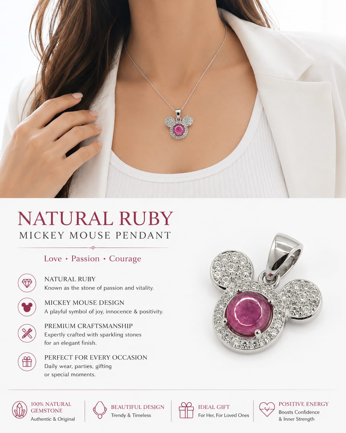 WhatsApp Image 2026-08-12 at 8.44.50 PM Natural Ruby Mickey Mouse Pendant