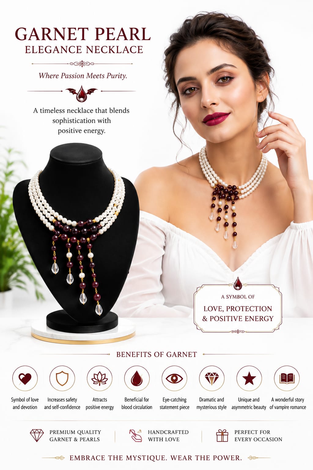 WhatsApp Image 2026-08-13 at 6.43.14 PM Garnet Pearl Elegance Necklace