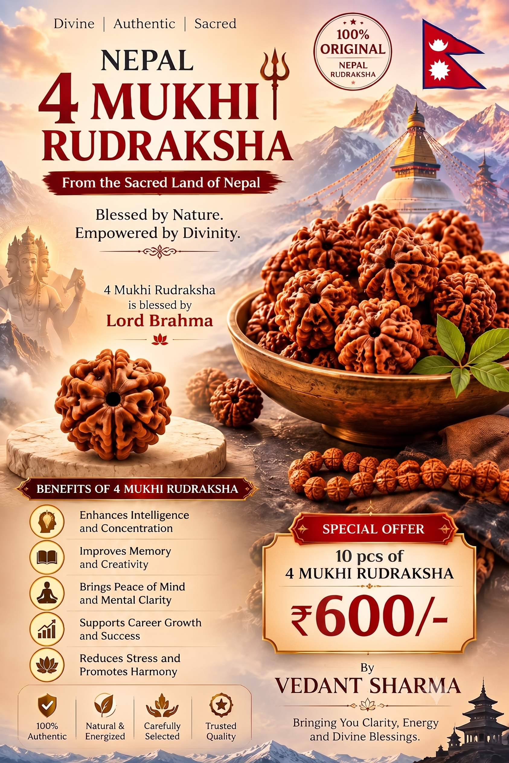 Gemini_Generated_Image_5n03335n03335n03 Nepali 4 Mukhi Rudraksha