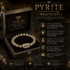 Pyrite Diamond Cutting Bracelet