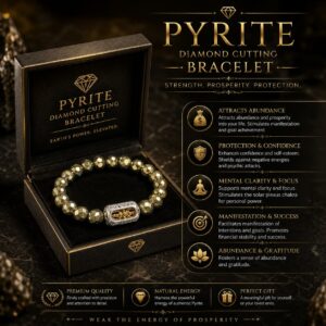 Pyrite Diamond Cutting Bracelet